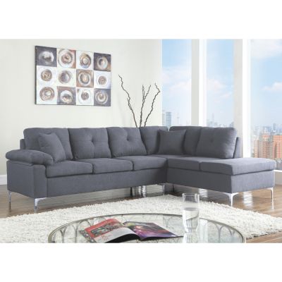 Corner right Sofa 282x197x90H cm HM3087R Grey