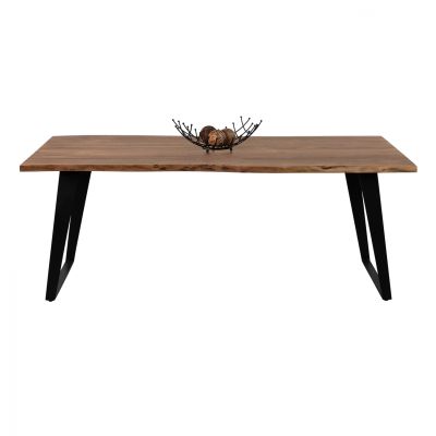 Dining Table Alicia HM8169 Solid acacia wood 200X95Χ78