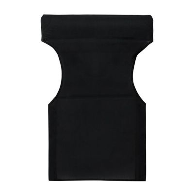 Pillow black color 2x1 for director's armchair HM5272.05 46.5χ53χ80