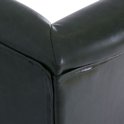 Фотьойл Chesterfield тип Polina, HM0053.08, Cypress Green PU 83x79x104 cm