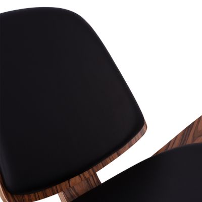 Фотьойл Superior Plus HM1128.01 Cherry red цвят с черна възглавница PU 89x83x76 cm