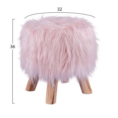 Stool Beck HM8410.03 Fair Pink ''32x36 cm