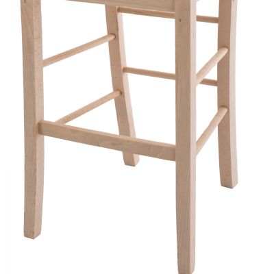 Traditional Stool with straw Unpainted HM10372.02