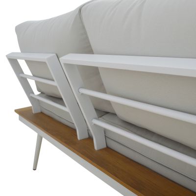 Corner Sofa Aluminum with Table for outdoor spaces HM5126.11