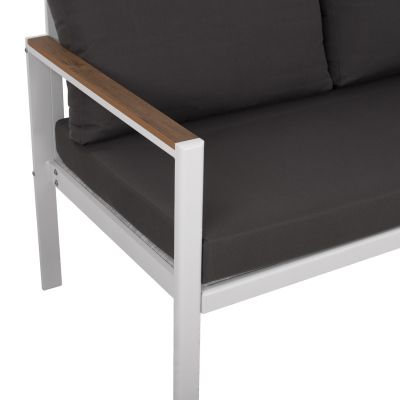 2-местен Диван алуминий HM5523.01 Бял