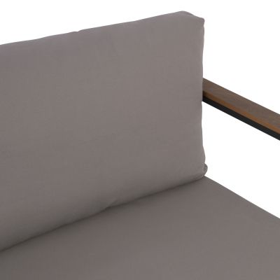 Диван Двуместен алуминий HM5523.02 Сив