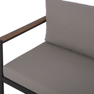 Диван Двуместен алуминий HM5523.02 Сив