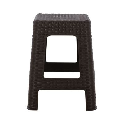 Square Stool Rattan Brown HM5448.01 02.005.08484