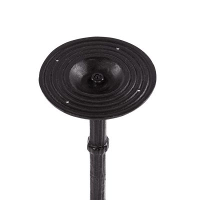 Base from cast iron HM441 in black color 43x43