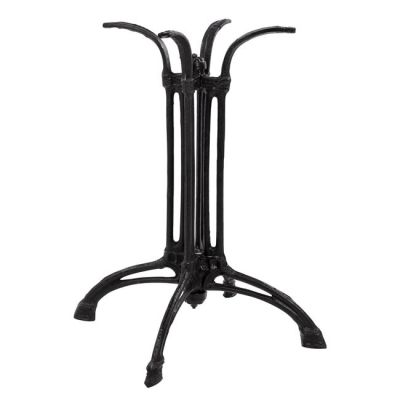 Base from cast iron HM444 with 4legs in black color 57X57X72