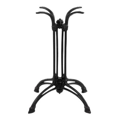 Base from cast iron HM444 with 4legs in black color 57X57X72