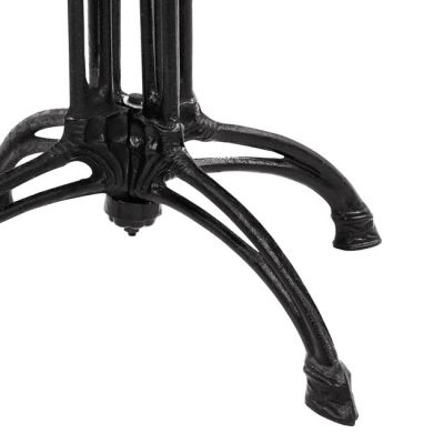 Base from cast iron HM444 with 4legs in black color 57X57X72