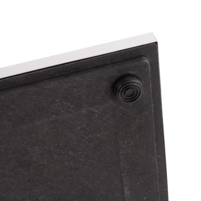 Base metallic White matte 40x40x72 with adjusters HM421.12