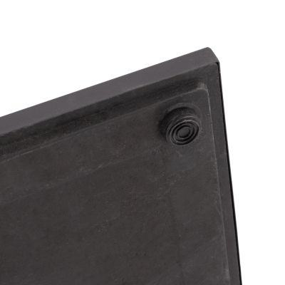 Base metallic Grey 40x40x72 with adjusters HM421.20