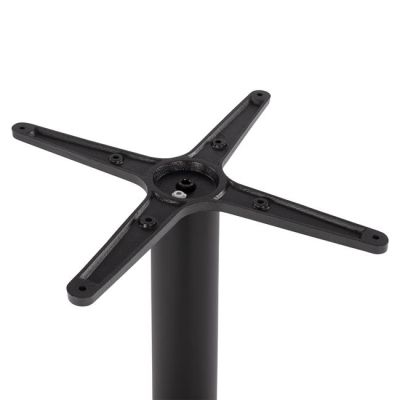 Bar Base Metall Black matte color 45x45x108cm with adjuster HM439