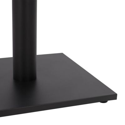 Bar Base Metall Black matte color 45x45x108cm with adjuster HM439
