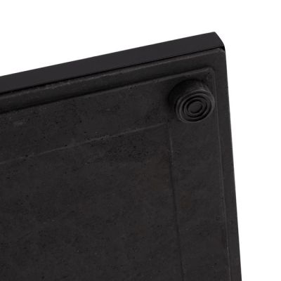 Bar Base Metall Black matte color 45x45x108cm with adjuster HM439