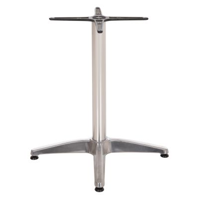 Aluminum Base 4legs 66x66x69cm with cross 45x45cm HM448.01 Chromed