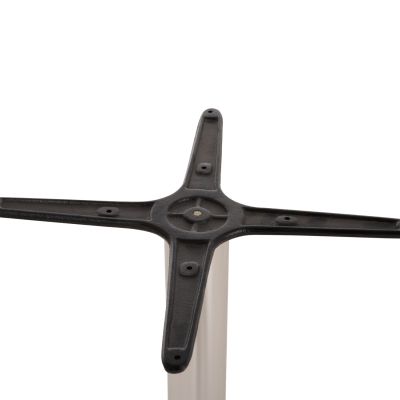 Aluminum Base 4legs 66x66x69cm with cross 45x45cm HM448.01 Chromed