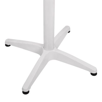 Aluminum Base 4legs 65x65x70cm with cross 48x48cm HM448.02 White