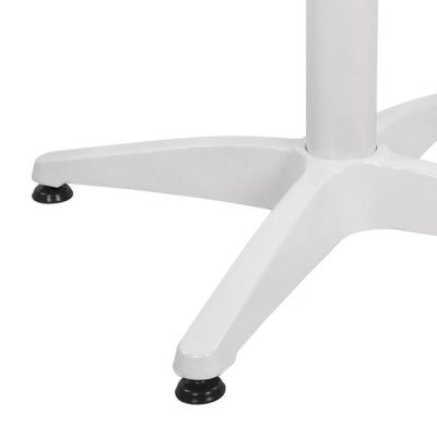 Aluminum Base 4legs 65x65x70cm with cross 48x48cm HM448.02 White