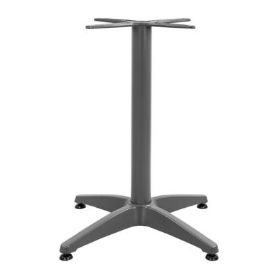 Aluminum Base 4legs 65x65x70cm with cross 48x48cm HM448.04 Grey