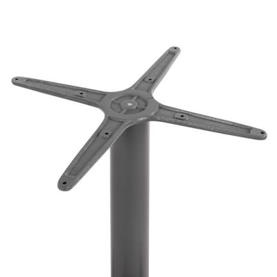 Aluminum Base 4legs 65x65x70cm with cross 48x48cm HM448.04 Grey