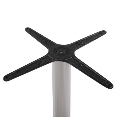 Bar Base Aluminum 66x66x109cm with cross 44x44cm HM450 Chromed