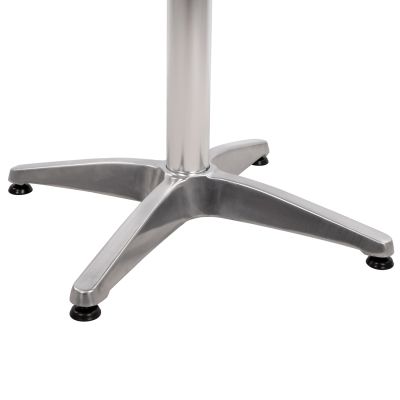 Bar Base Aluminum 66x66x109cm with cross 44x44cm HM450 Chromed