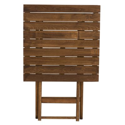 Режисьорска маса LIMNOS 60x60x72 дъб масив цвят орех HM5647.01