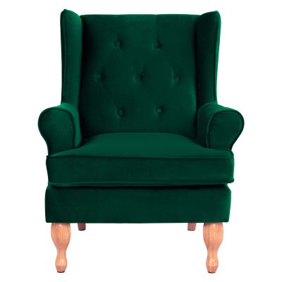 Armchair Cypress green velvet, 81x83x101, HM3073.13