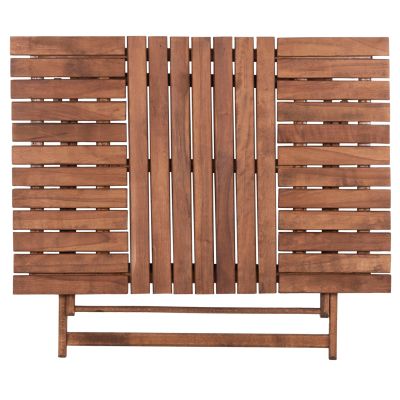 Режисьорска маса Лимнос масивна дървесина импрегниран орех HM5649.01 120x80x75cm