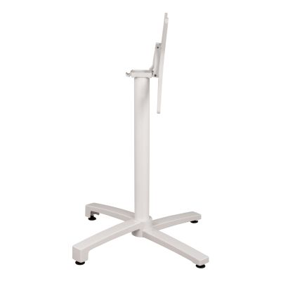 Алуминиева основа Сгъваема бяла матова 69x69x73-92см с кръст HM459.02