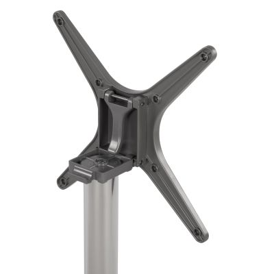 Алуминиева основа сгъваема хромирана 69x69x73-92см с кръст 48x48 HM459.03