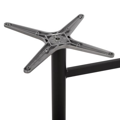 Алуминиева основа 2 крака HM461.01 Blck Matte 78x60x73