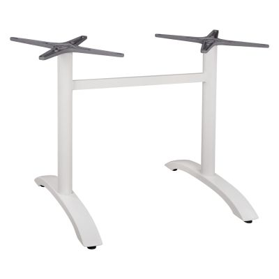 ALUMINUM base 2 legs HM461.02 White 78,5x60x73