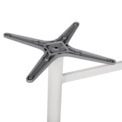 ALUMINUM base 2 legs HM461.02 White 78,5x60x73