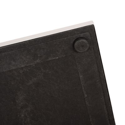 Metallic Base White Matte 46x46x72H with cross 46x46 and adjusters HM438.02