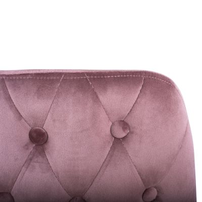 Бар стол SERENITY HM8519.02 Velvet Rotten Apple с метална конструкция 51x57x110см