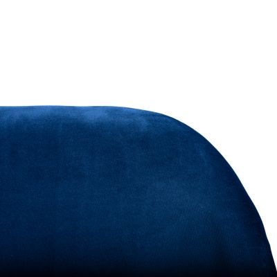 Бар стол Nora Velvet Blue & Gold Metallic Frame HM8524.08 48x61x103cm