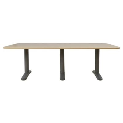 Професионален конферентен офис HM2047.11 в цвят дъб 240x120x75 см.