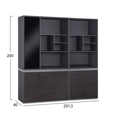 Set 2 pieces Professional Office Library Rosewood HM11200