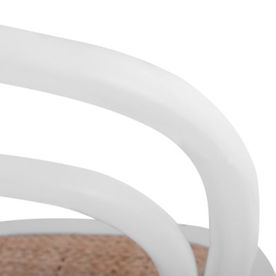 Wooden chair Vienna Type Aliyah Stackable from beech wood in white matte HM8644.03 45x54x89
