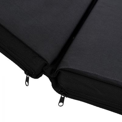 Sunbed Cushion Textline Sifnos Black HM11234.05T 196(117+1+78)x58x6cm