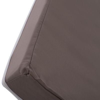 Sunbed Pillow Polyester Sifnos Grey HM11235.10P 198(119+1+78)x70x10cm