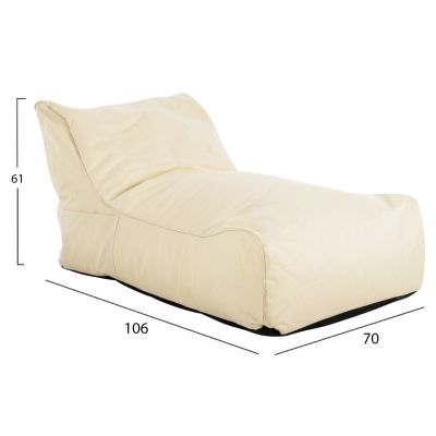 Пуф Bloom Водоустойчив HM5111.11 Бежов 106x70x61cm