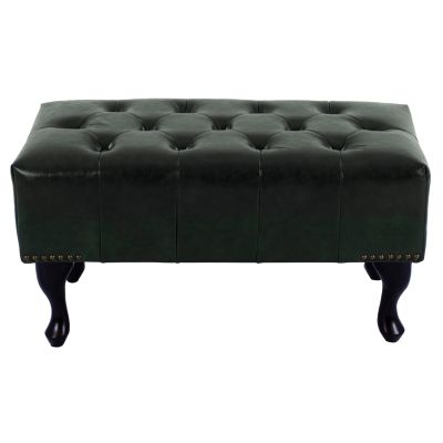 Табуретка за крака Emma- Cypress Green PU T. Chesterfield  