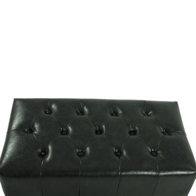 Табуретка за крака Emma- Cypress Green PU T. Chesterfield  