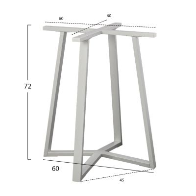База за маса Бяла HM470.02 60x60x71см