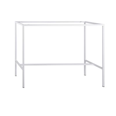 Metal stand bar base white matte TS925 p type for 140Χ60 Surface